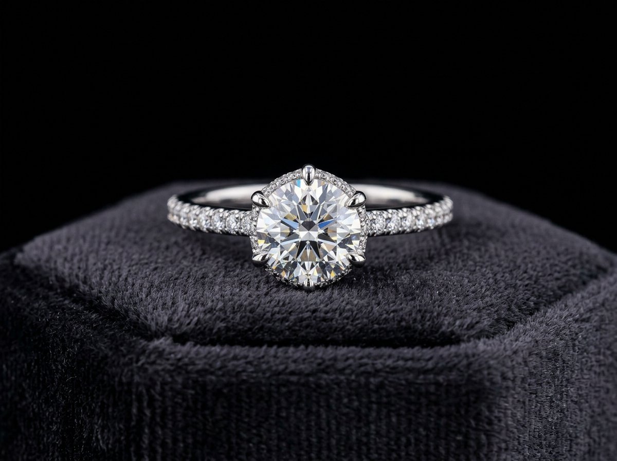 Custom Ring Setting in Platinum